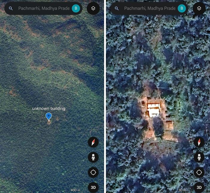 Strange Building Stuck In The Middle Of A Super Dense Forest