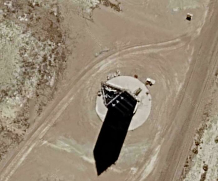 Weird Tower Near (Kinda) Area 51 In The Desert