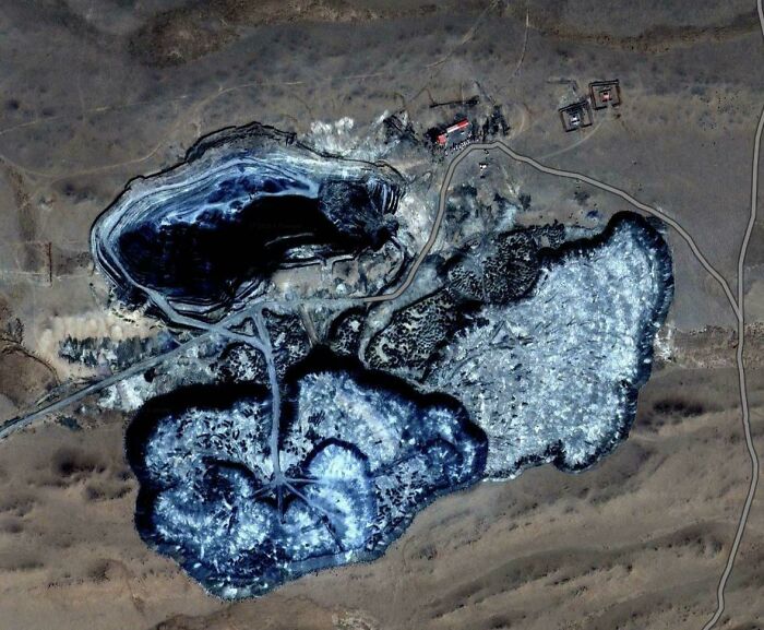 Alien-Looking Land Formation In Inner Mongolia, China