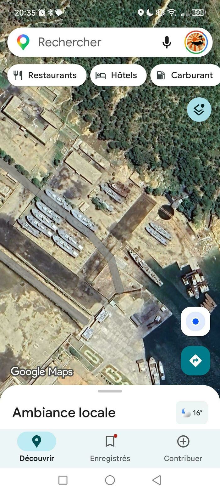 North Korean Battleship Making A Pit Stop