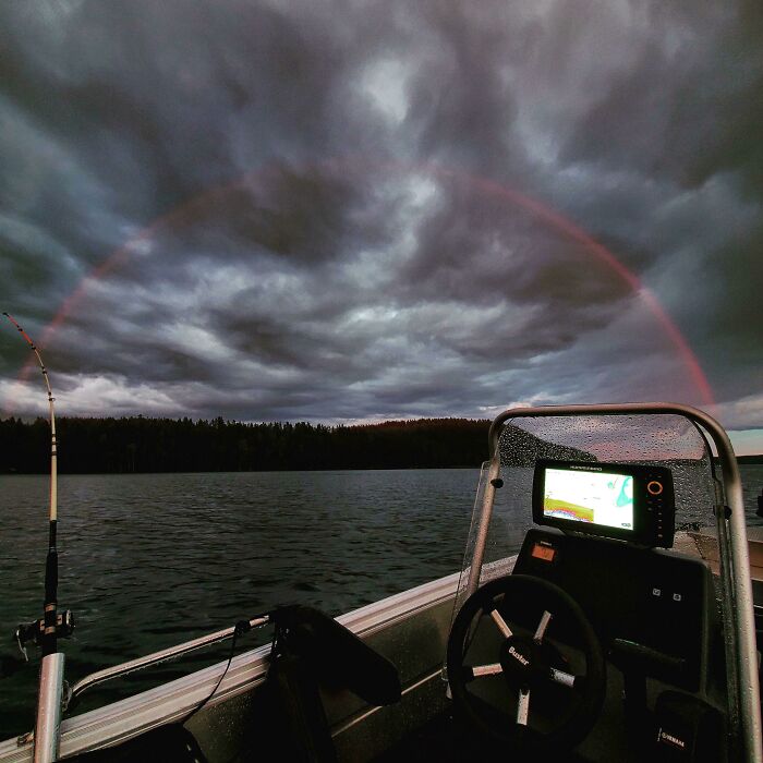 Saw a Rainbow in Finland That Was All Red—Like, Midnight Red!