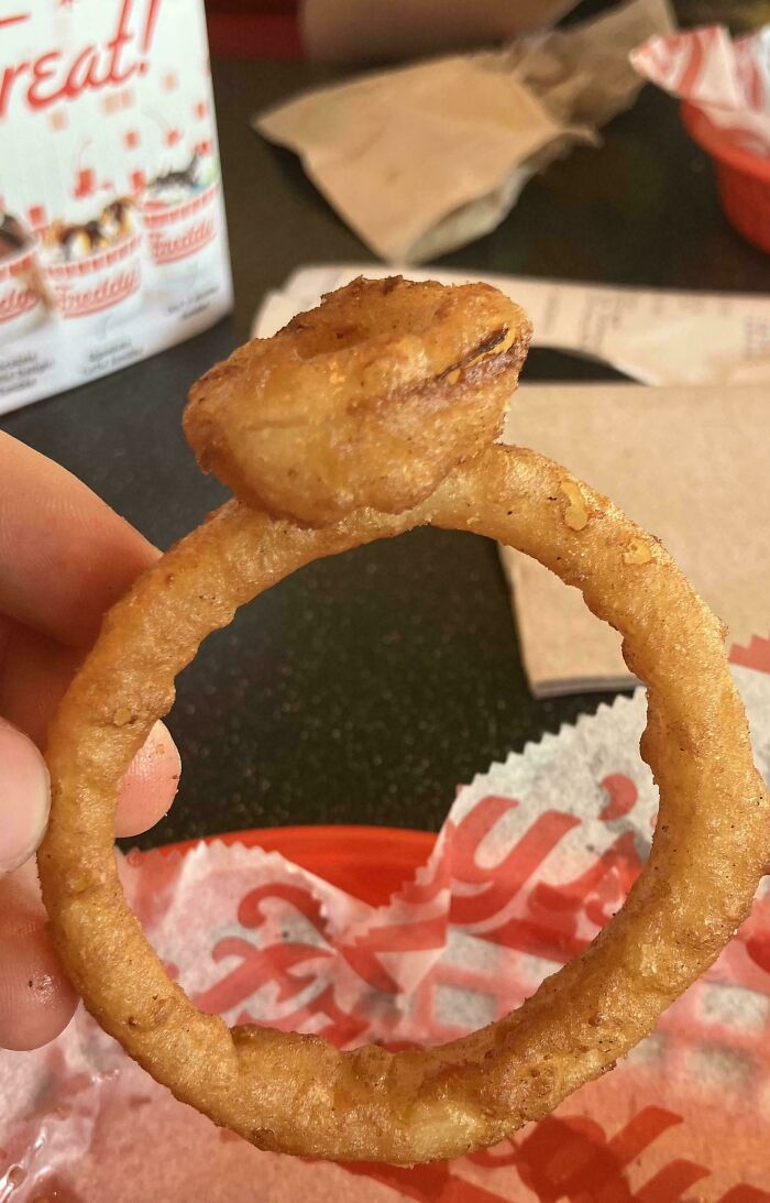 Found an Actual Onion Ring Inside My Onion Rings Bag!