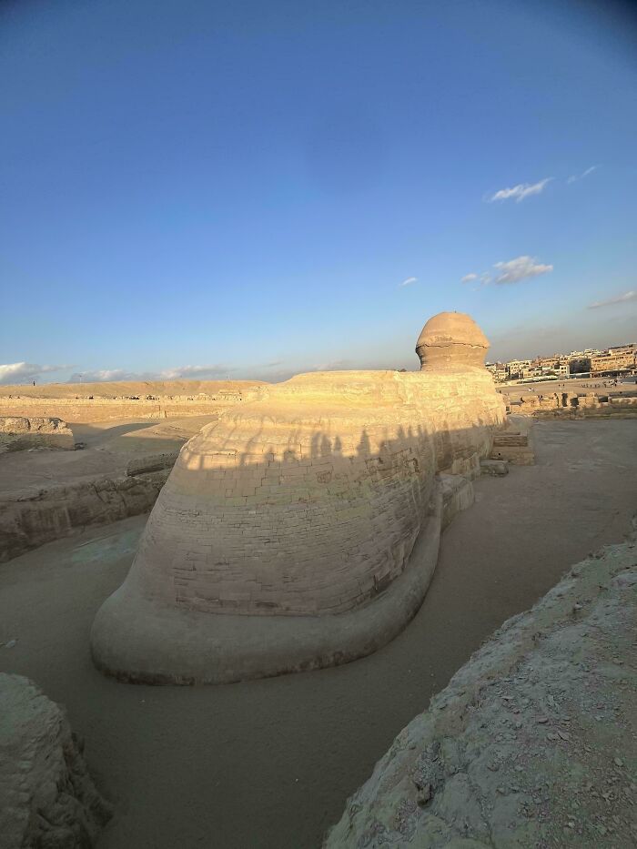 Peeked at the Back of the Great Sphinx – Who Knew?