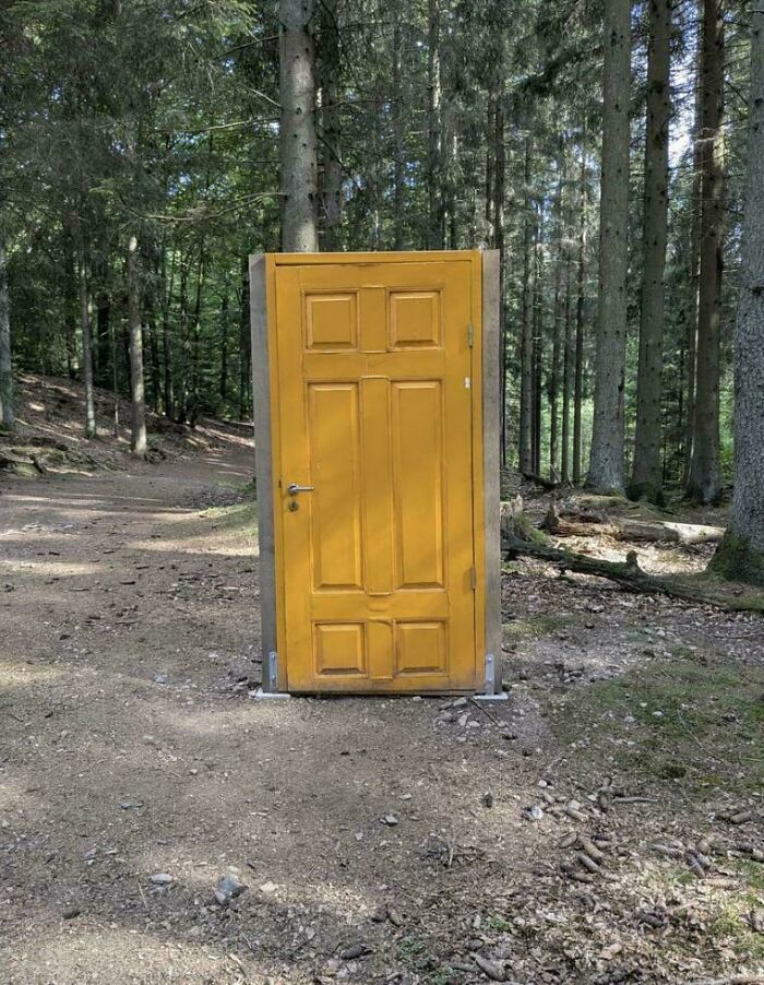 A Door Stands Alone in the Middle of the Forest – Mystery!