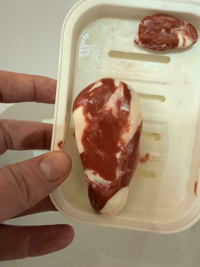 After Weeks of Use, My Peppermint Bark Soap Looks Like Uncooked Steak – Yum?