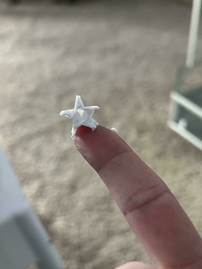 Perfect Star Shape Left After Wiping Whipped Cream Nozzle – Fancy!