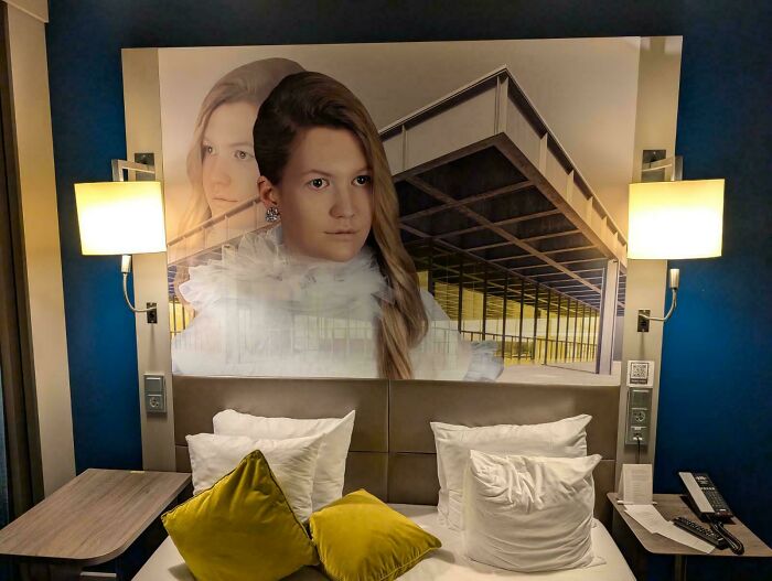 Brother in Berlin Checked Into a Hotel with the Same Woman’s Image in Every Room – Spooky!