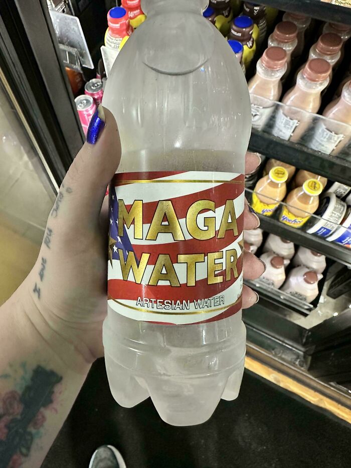 My Work Started Selling 'MAGA Water' – Yep, Really!