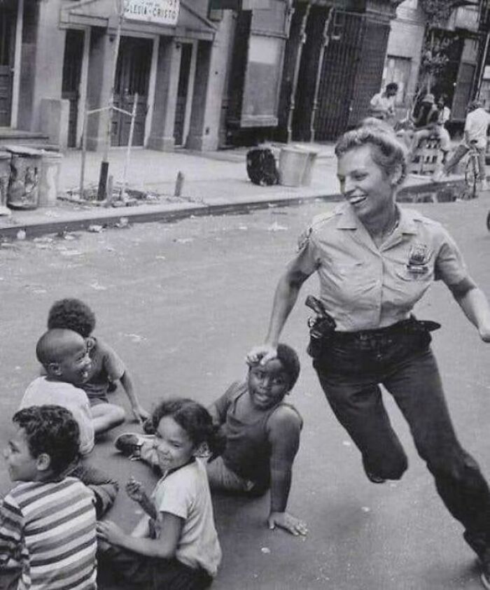 Cop Kicking Back With A Game of Duck, Duck, Goose? What?!