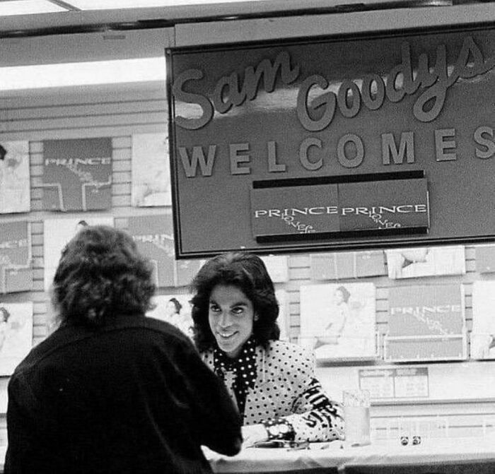 Prince Hanging Out At Sam Goody In NYC, 1988—Music Royalty Spotted!