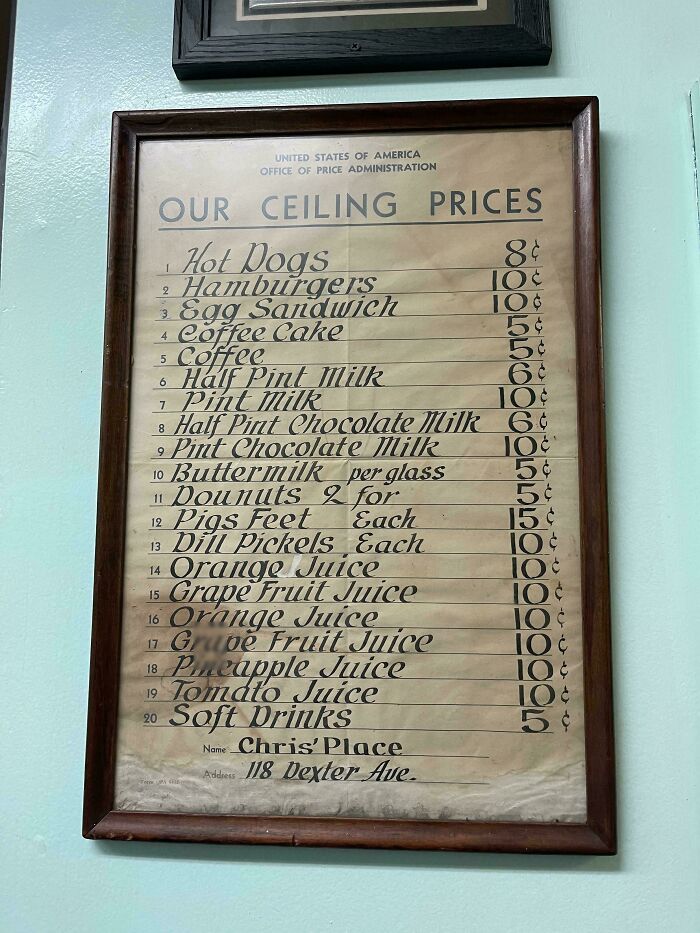This 107-Year-Old Hot Dog Joint’s OG Menu Prices Are Mind-Blowing
