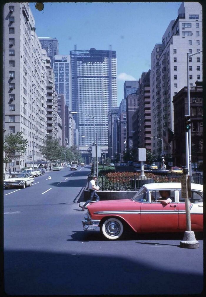 Park Avenue, August 1962—Classic NYC Back Then