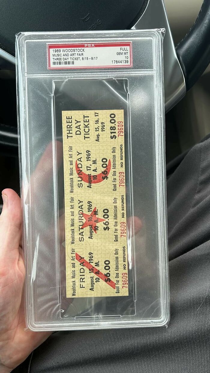 That One Woodstock Ticket Graded PSA 10—Collector’s Dream!