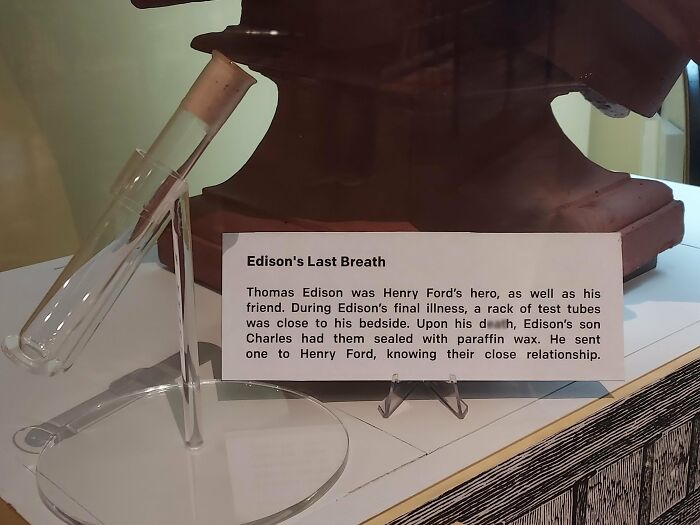 Thomas Edison’s Last Breath Is Preserved At The Henry Ford Museum, Michigan