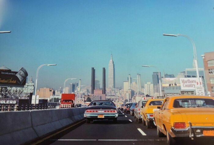 Cruising Down The Long Island Highway, New York, 1974