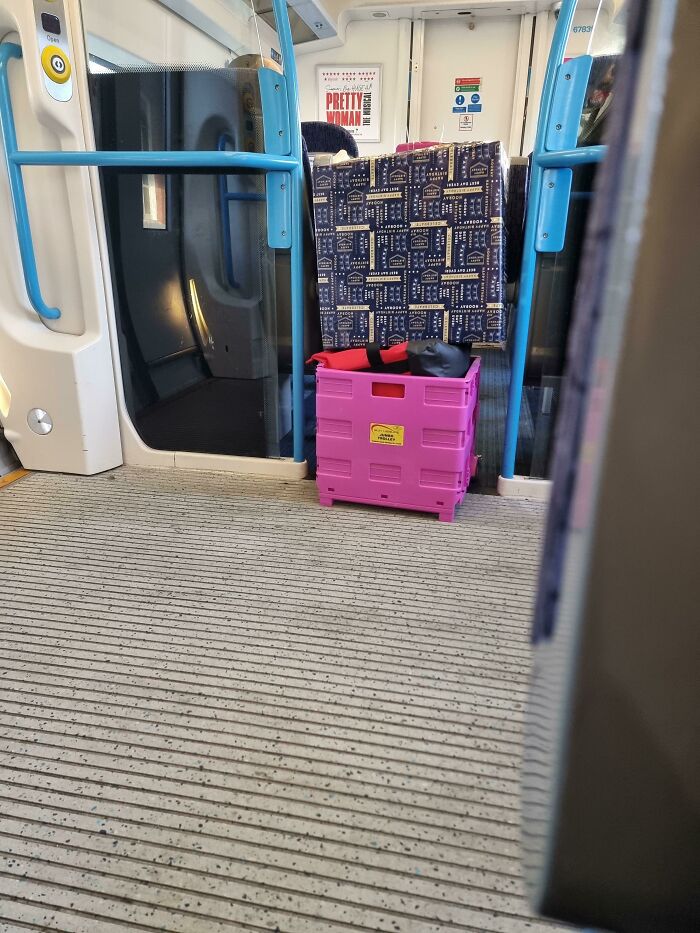 Someone Blocking the Aisle for Their Own VIP Section