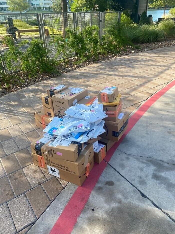 Amazon Left All My Building's Packages Outside Overnight