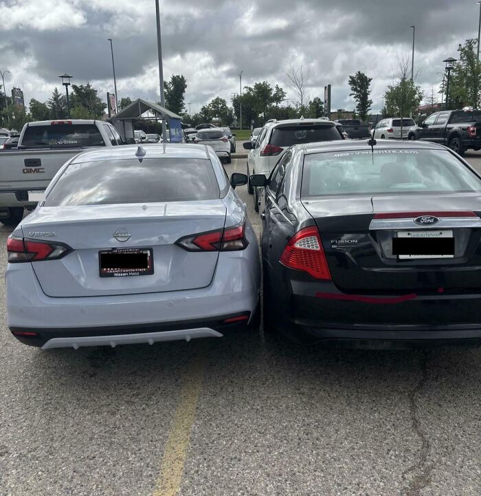 Someone Parked Like This Next To Me. Thanks A Lot!