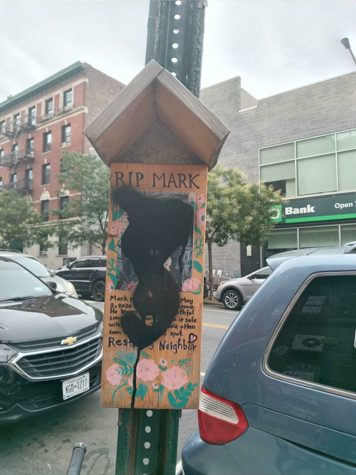 Someone Messed Up A Neighborhood Memorial
