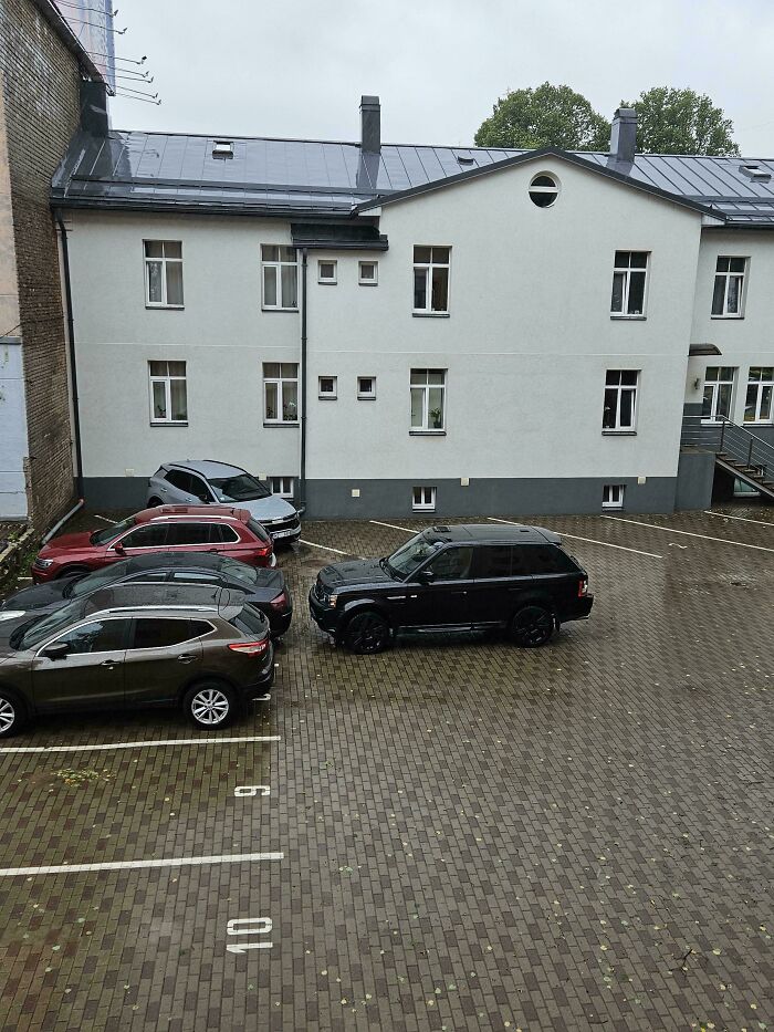 Somebody Parked Like This For Days. Wow.