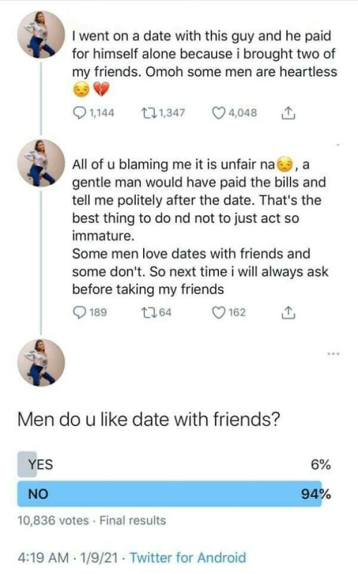 I Guess She Got The Answer She Wanted