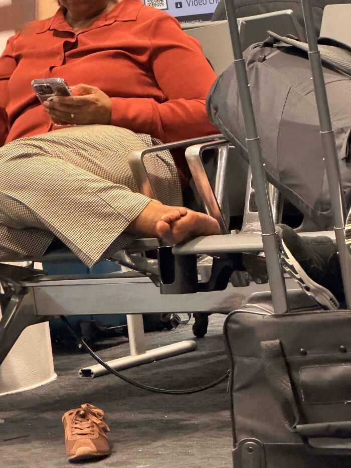 For The Love Of Everything, Keep Your Shoes On In Public!