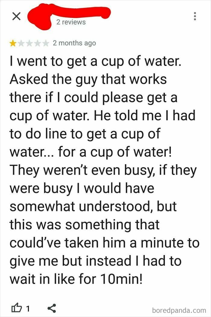 Free Water At Starbucks? Wait In Line Like Everyone Else!