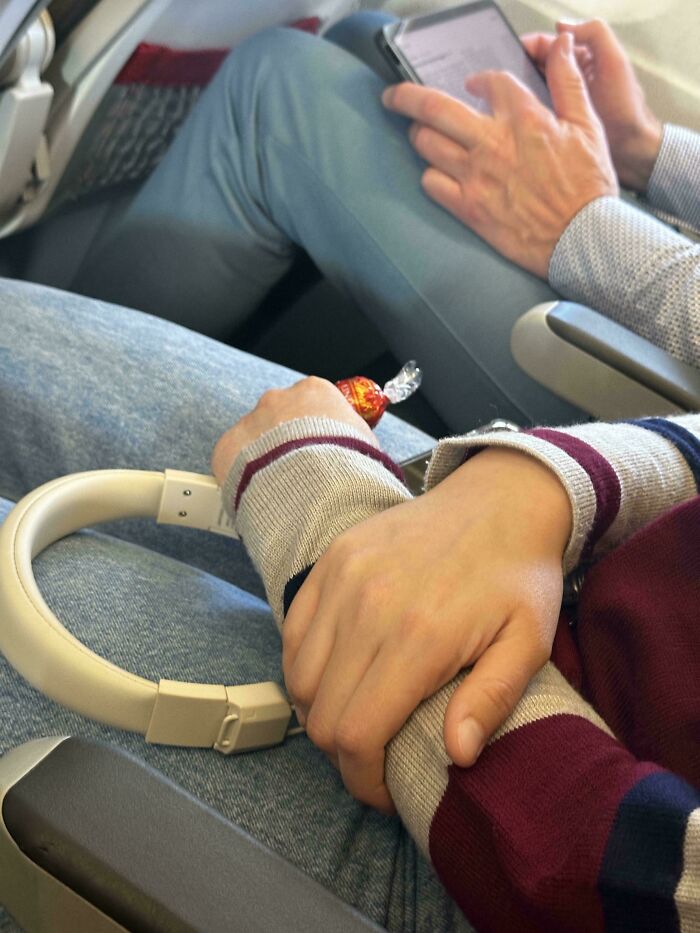 Plane Neighbor Stole My Complimentary Chocolate While I Slept