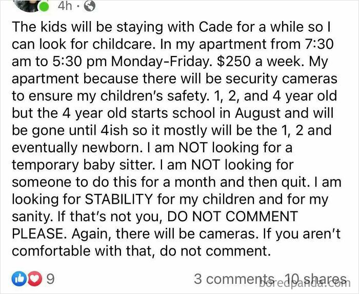 $5/Hour Is Crazy Low. Plus 3 Kids Under 5!
