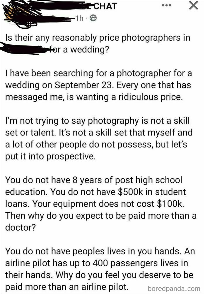Photographers Aren't Worth Fair Pay, Apparently