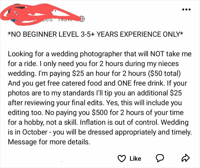 Want A Wedding Photographer For Almost Nothing? Good Luck!