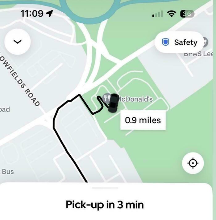 Missed My Train Because Uber Driver Wanted A Cheeseburger