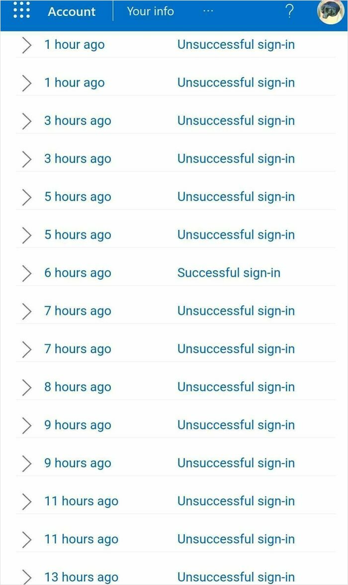 Someone’s Been Trying To Hack My Hotmail For A Month
