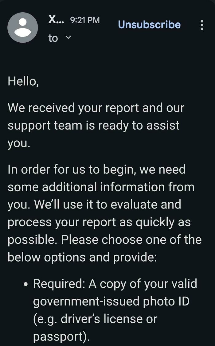 Want To Report Someone? Show Us Your ID First