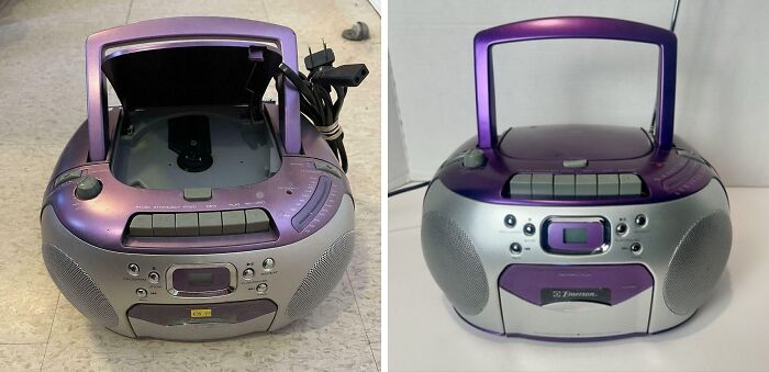 Lost Purple CD Player? Close Enough Found!