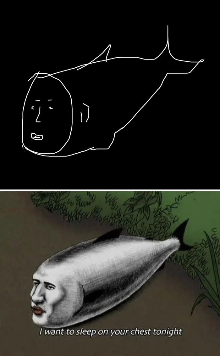 Manly Cartoon Fish Singing Love Song? Yep, That Exists!