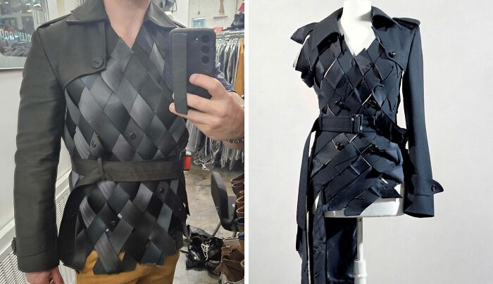 Jacket Made Of Seatbelts? Fashion Inspiration Found!