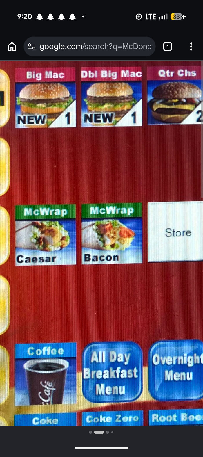McDonald’s POS Button Sky Background? Designer Mystery!