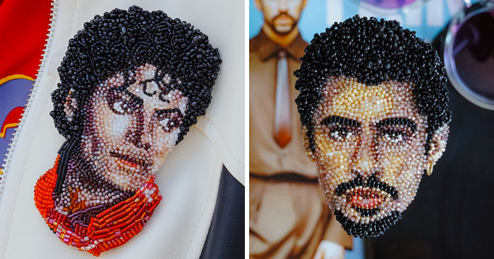 Wait, They Made Tiny Bead Portraits of Ariana Grande?!
