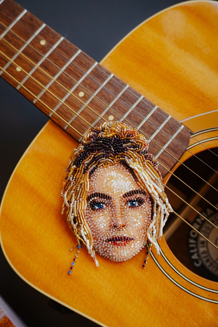 Wait, They Made Tiny Bead Portraits of Ariana Grande?!