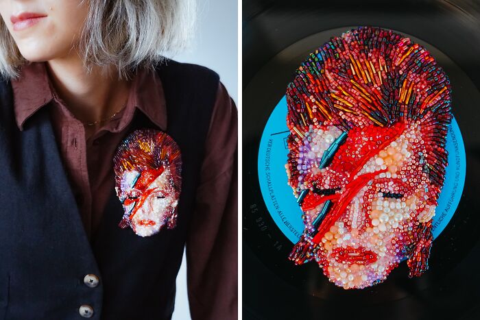 Wait, They Made Tiny Bead Portraits of Ariana Grande?!