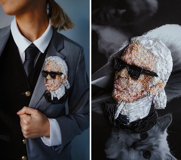 Wait, They Made Tiny Bead Portraits of Ariana Grande?!