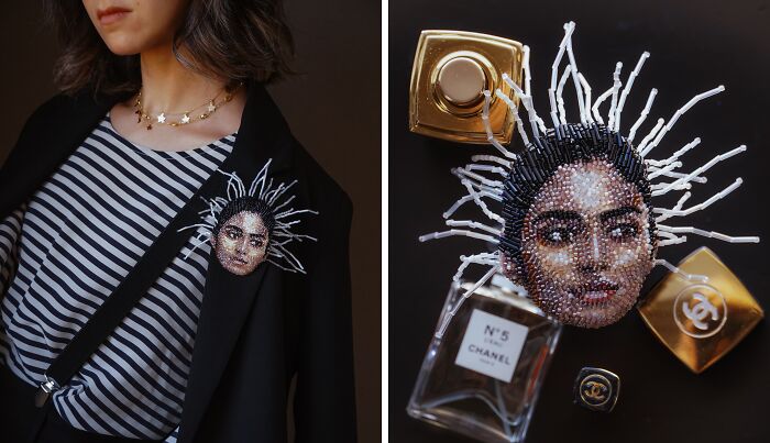 Wait, They Made Tiny Bead Portraits of Ariana Grande?!