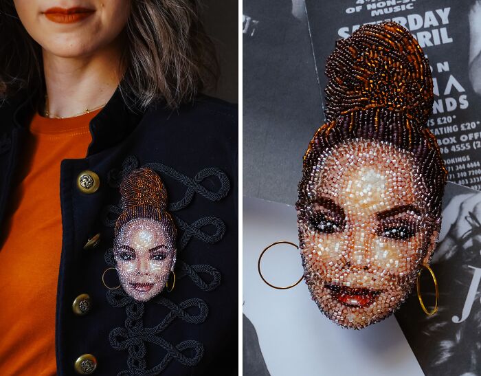 Wait, They Made Tiny Bead Portraits of Ariana Grande?!