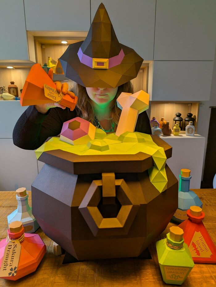 Halloween Ready! Papercraft Creation Done Just In Time