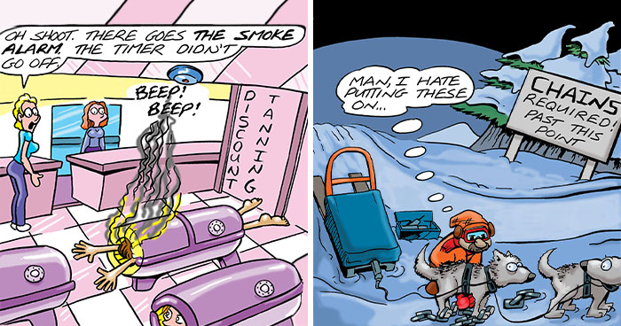 35 Jeff Swenson Comics That Take The Ordinary and Make It Totally Weird