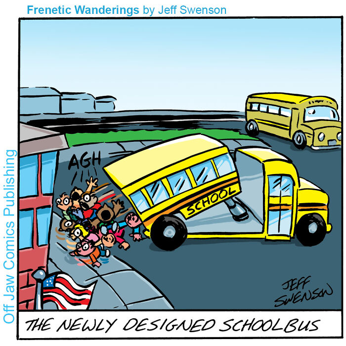 35 Jeff Swenson Comics That Take The Ordinary and Make It Totally Weird