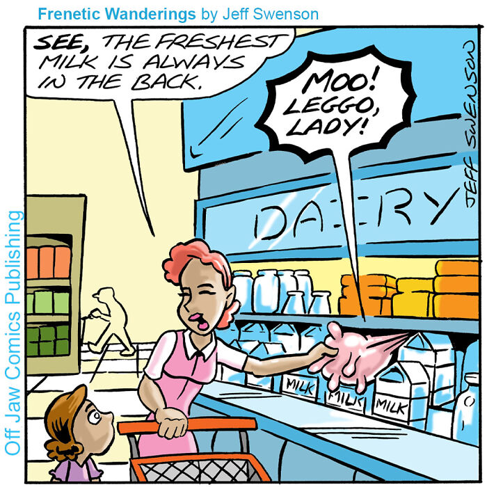 35 Jeff Swenson Comics That Take The Ordinary and Make It Totally Weird