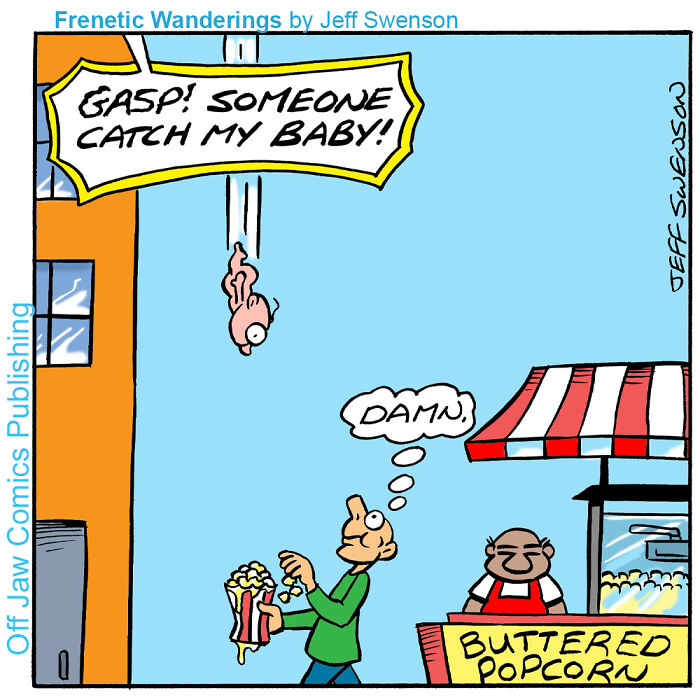 35 Jeff Swenson Comics That Take The Ordinary and Make It Totally Weird