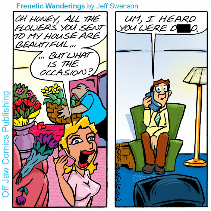 35 Jeff Swenson Comics That Take The Ordinary and Make It Totally Weird